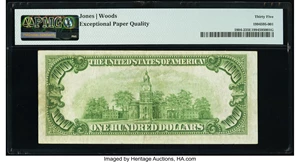 image for: Providence, RI - $100 1929 Ty. 2 Rhode Island Hospital National Bank Ch. # 13901 PMG Choice Very Fine 35 EPQ....