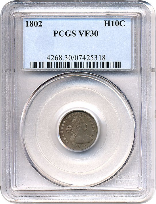 image for: 1802 H10c  PCGS VF30 (LM-1)