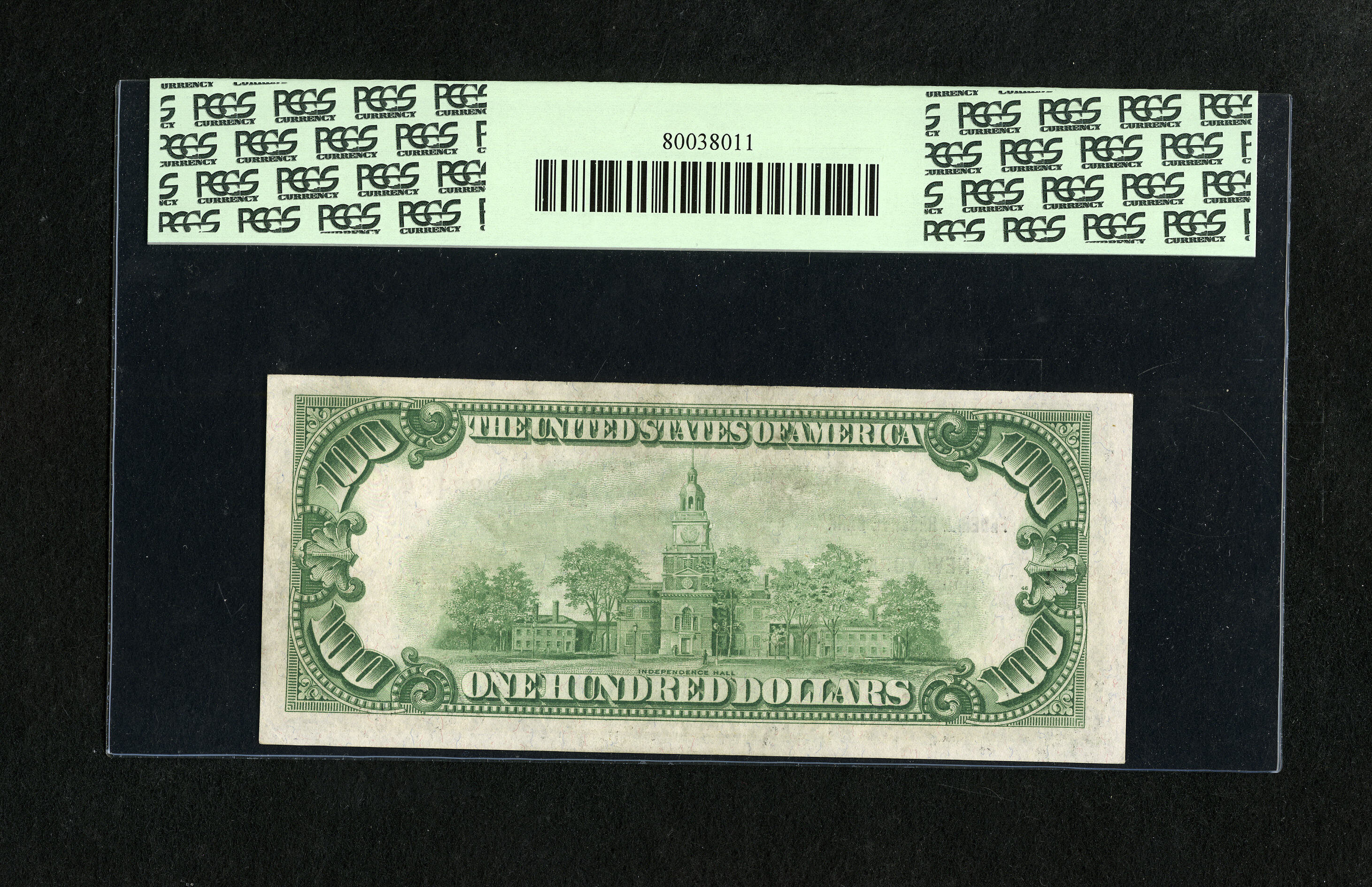 image for: Fr. 1890-B $100 1929 Federal Reserve Bank Note. PCGS Choice About New 55.