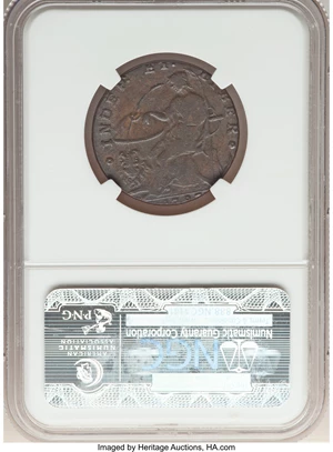 image for: 1787 Token Auctori Plebis Token, Breen-1147, W-8770, R.3, VF30 NGC. NGC Census: (6/29). PCGS Population: (11/76). CDN: $340...