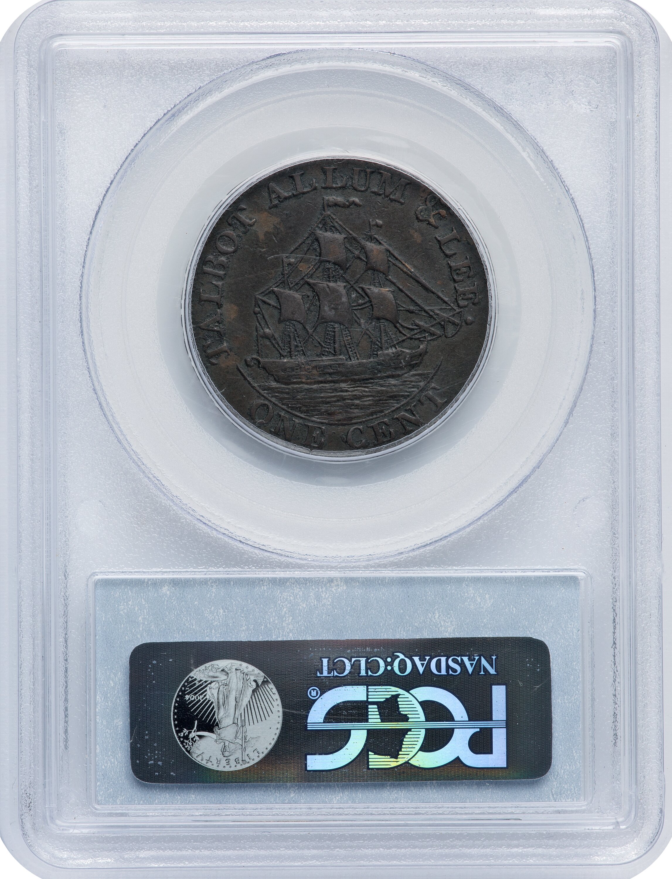 image for: 1794 CENT Talbot, Allum, & Lee Cent, Without NEW YORK, XF40 PCGS. Fuld-1, W-8560, R.5. Ex: Loye Lauder. This piece represen...