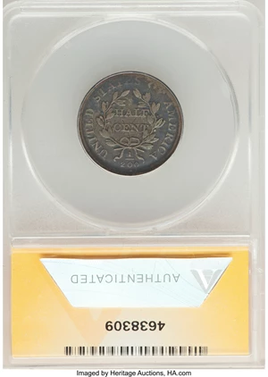 image for: 1808 1/2 C C-3, B-3, R.1, -- Scratched -- ANACS. Fine 12 Details. Mintage 400,000. ...