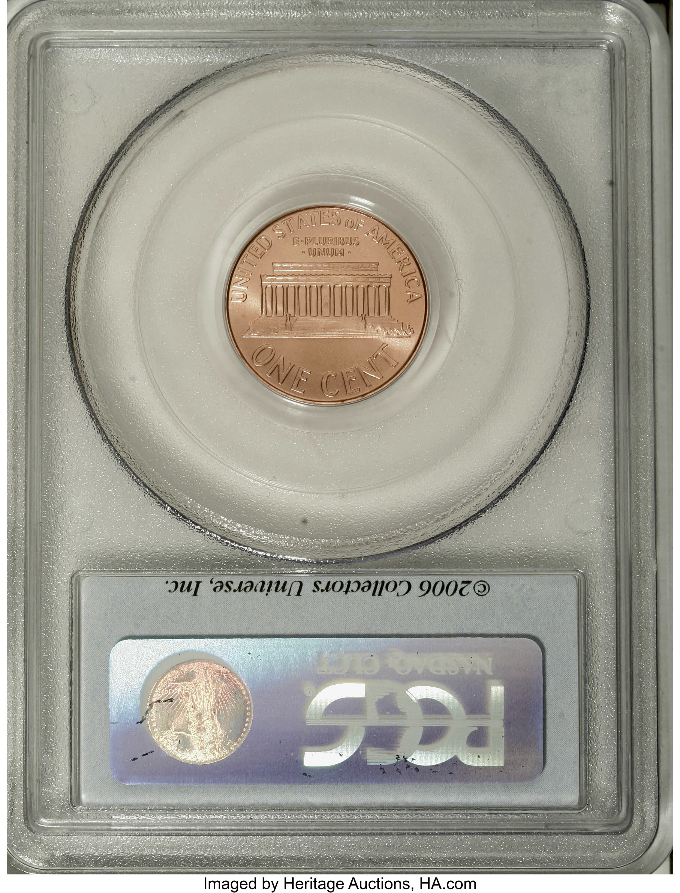 image for: 2006 1C Satin Finish MS69 Red PCGS. PCGS Population (0/0). NGC Census: (0/0).   (#893196)...