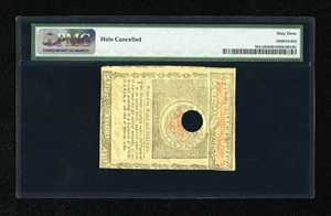 image for: Massachusetts May 5, 1780 $7 PMG Choice Uncirculated 63 HOC.