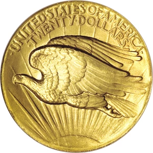 image for: 1907 $20 High Relief PR66 NGC. It is fairly well known that Augustus Saint-Gaudens, the "American Michelangelo," based his ...