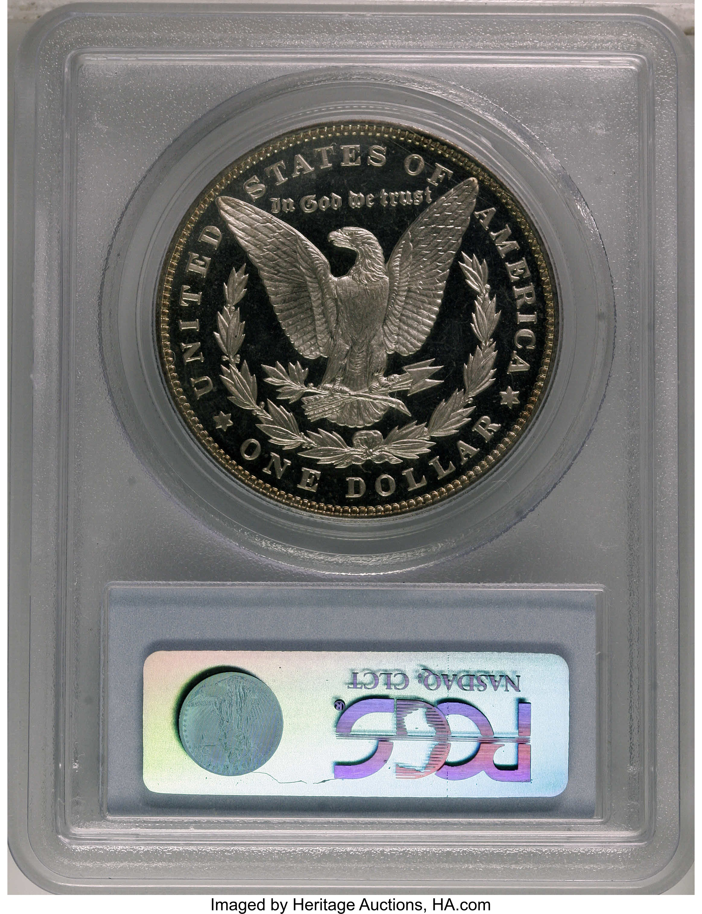 image for: 1895 $1 PR66 Deep Cameo PCGS. Among proof Morgan dollars, the 1895 is the date with the most ...