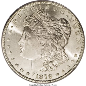 image for: 1879-S $1 Reverse of 1878 MS66 PCGS. A Top 100 Variety. Pressure to meet the demand placed on...