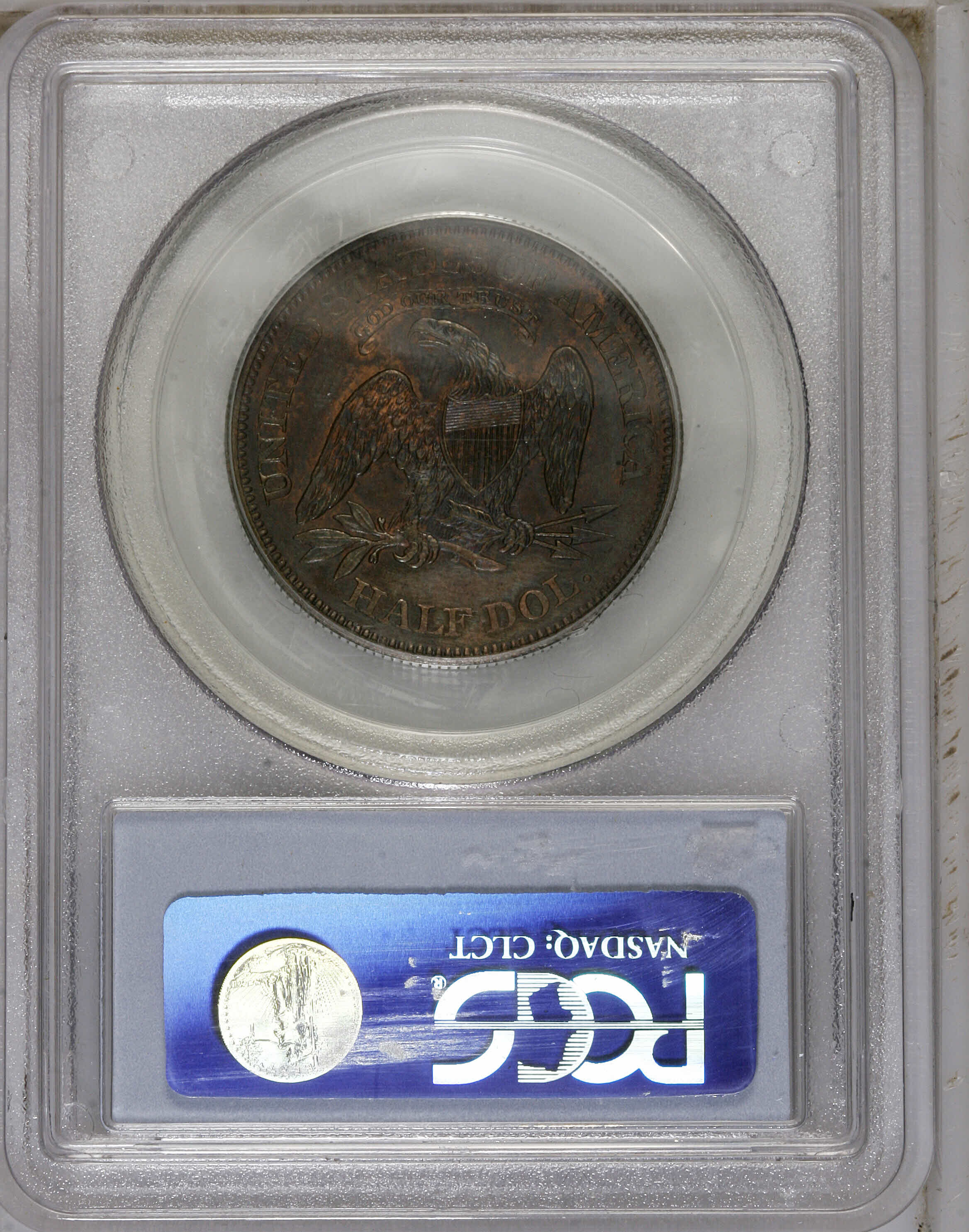 image for: 1862 50C Half Dollar, Judd-294, Pollock-352, Low R.7, PR63 Brown PCGS. The design is similar to that used on regular issue ...