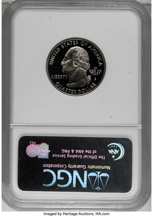 image for: 1999-S 25C Connecticut Clad PR70 Deep Cameo NGC. NGC Census: (0/0). PCGS Population (53/0). Numismedia Wsl. Price for NGC/...