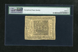 image for: Continental Currency July 22, 1776 $6 PMG Extremely Fine 40 EPQ. Both signatures show the same strength. We average about on...
