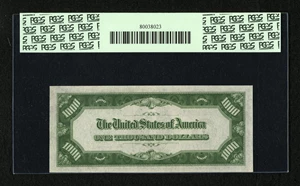 image for: Fr. 2212-J $1000 1934A Mule Federal Reserve Note. PCGS Choice About New 58.Your cataloguer's eyes were immediately drawn t...