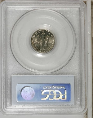 image for: 1966 10C MS66 PCGS. PCGS Population (147/59). NGC Census: (7/7). Mintage: 1,300,000,000. Numismedia Wsl. Price: $14. (#5131...