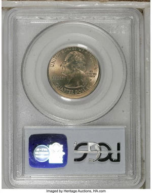 image for: 2000-P 25C Maryland Statehood Quarter--Struck 10% Off Center--MS64 PCGS....