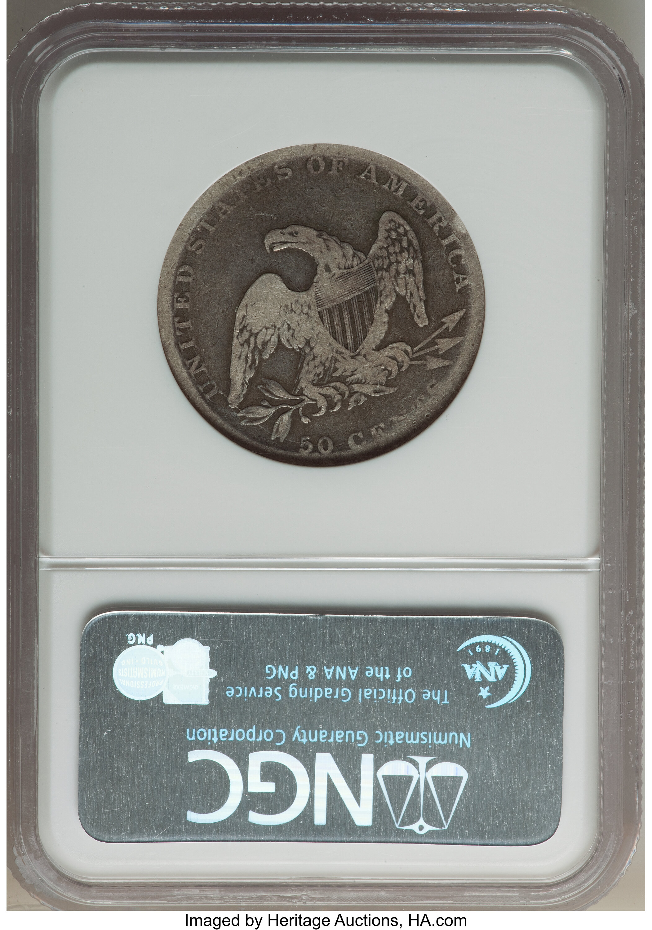 1837 50c Reeded Edge G6 thumbnail 8