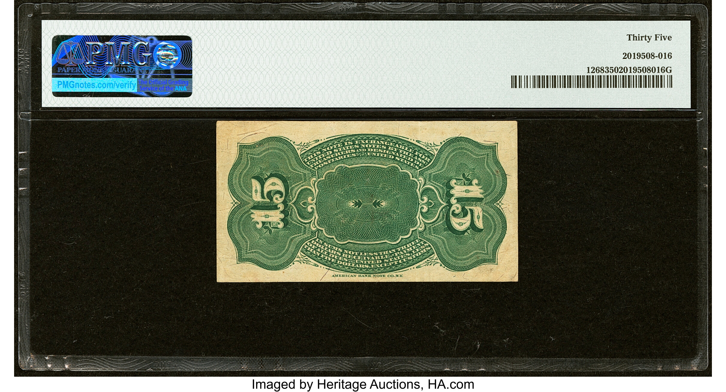 image for: Fr. 1268 15¢ Fourth Issue PMG Choice Very Fine 35....