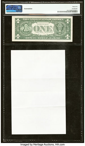 image for: Joseph W. Barr Courtesy Autograph Fr. 1902-G $1 1963B Federal Reserve Note. PMG Choice Very Fine 35....