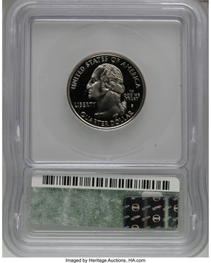image for: 2000-S 25C South Carolina Clad PR70 Deep Cameo ICG. NGC Census: (0/0). PCGS Population (63/0). Numismedia Wsl. Price: $120...