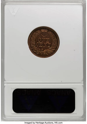 image for: 1869 1C Brown--Cleaned--ANACS. PR60 Details. NGC Census: (0/19). PCGS Population (0/20). Mintage: 600. (#2294)...
