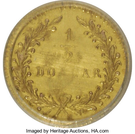 image for: 1881 50C Indian Round 50 Cents, BG-1070, R.5, MS61 NGC. NGC Census: (1/3). PCGS Population (2/23).   (#10899)...