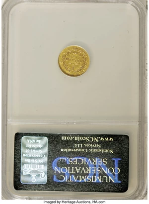 image for: 1872 $1 Indian Round 1 Dollar, BG-1207, R.4,--Bent--NCS. AU Details. NGC Census: (0/3). PCGS Population (2/75). (#10952)...