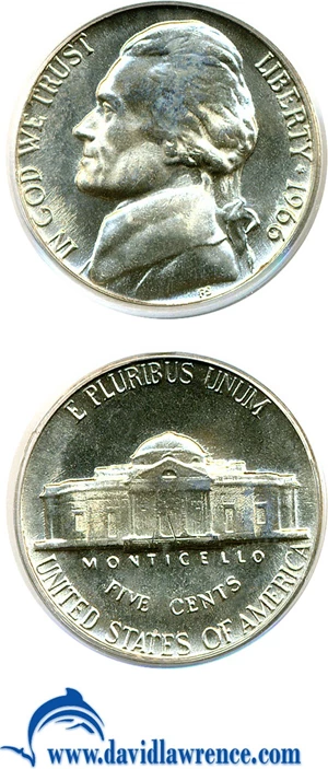 image for: 1966 5c PCGS MS64