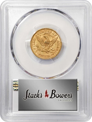 image for: 1866 Liberty Head Half Eagle. AU-58 (PCGS).