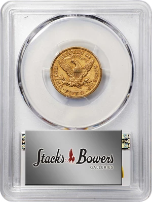 image for: 1877 Liberty Head Half Eagle. AU-55 (PCGS). CAC.