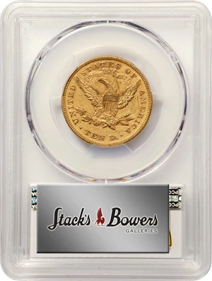 image for: 1872 Liberty Head Eagle. AU-50 (PCGS). CAC.