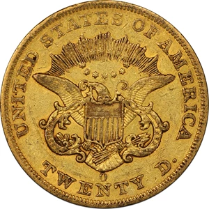 image for: 1855-O Liberty Head Double Eagle. Winter-1, the only known dies. EF-45 (PCGS). CAC.