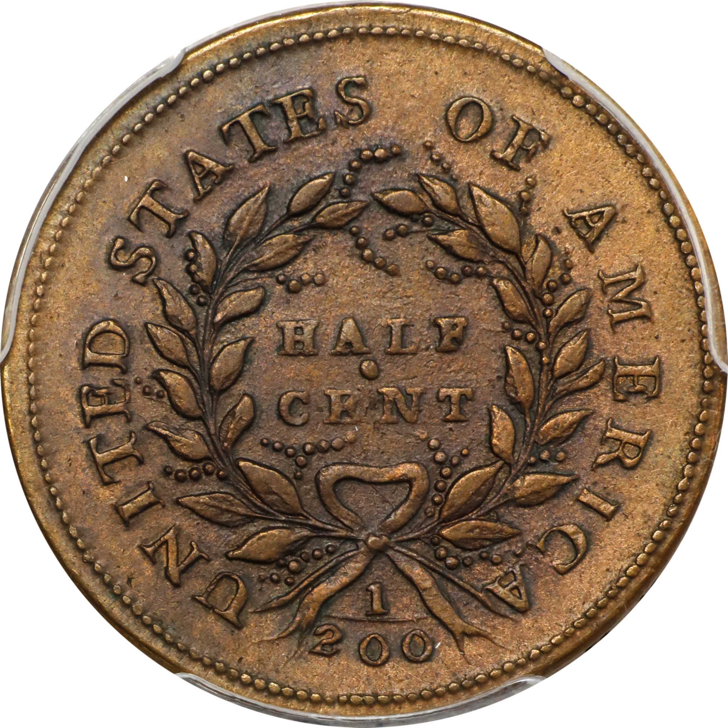 image for: 1793 Liberty Cap Half Cent. Head Left. C-3. Rarity-3. MS-62 BN (PCGS).