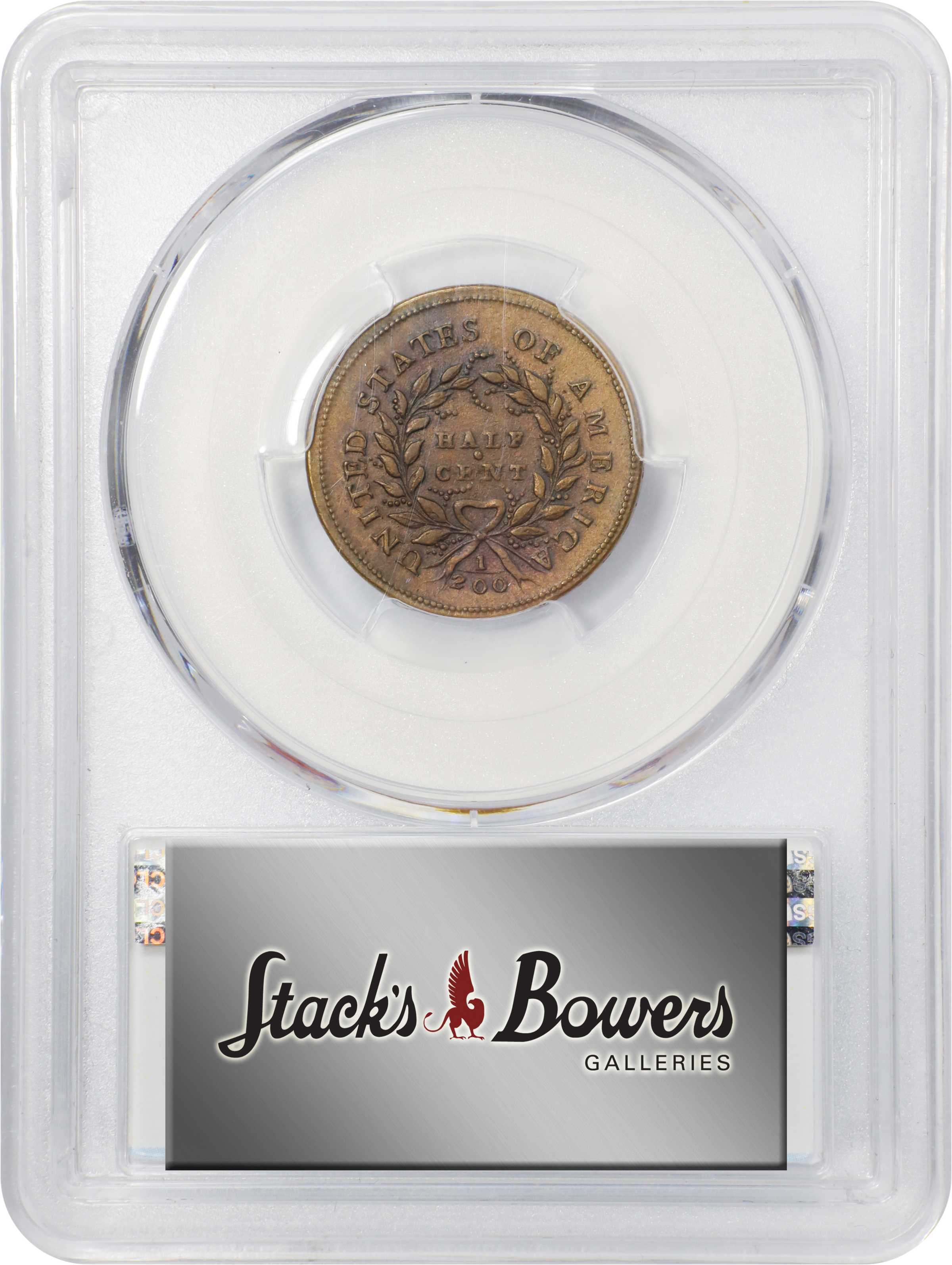 image for: 1793 Liberty Cap Half Cent. Head Left. C-3. Rarity-3. MS-62 BN (PCGS).