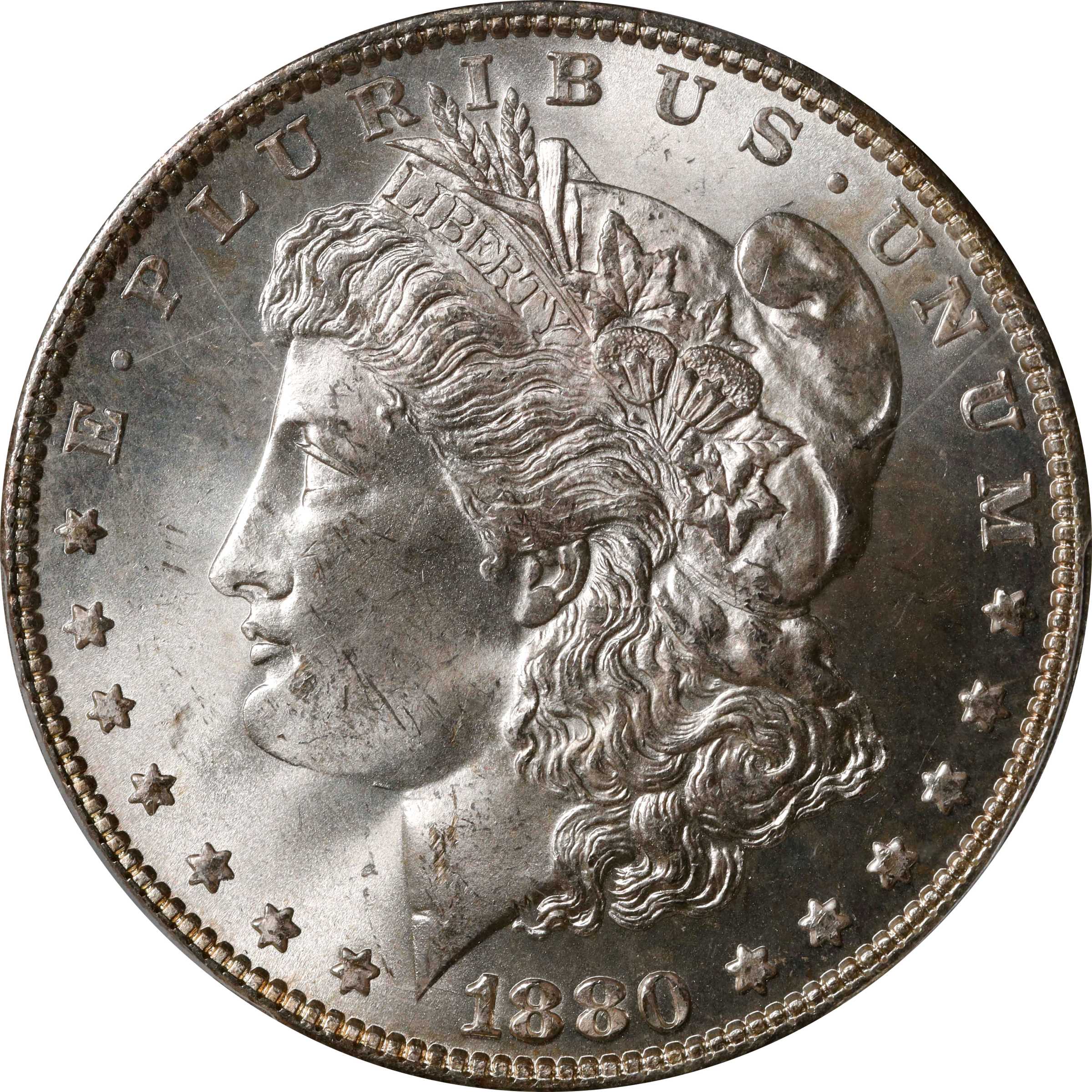 image for: 1880/79 Morgan Silver Dollar. MS-65 (PCGS).