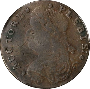 image for: 1787 Auctori Plebis Token. W-8770. Rarity-3. VF-20 (PCGS).
