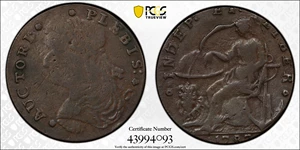 image for: 1787 Auctori Plebis Token. W-8770. Rarity-3. VF-20 (PCGS).