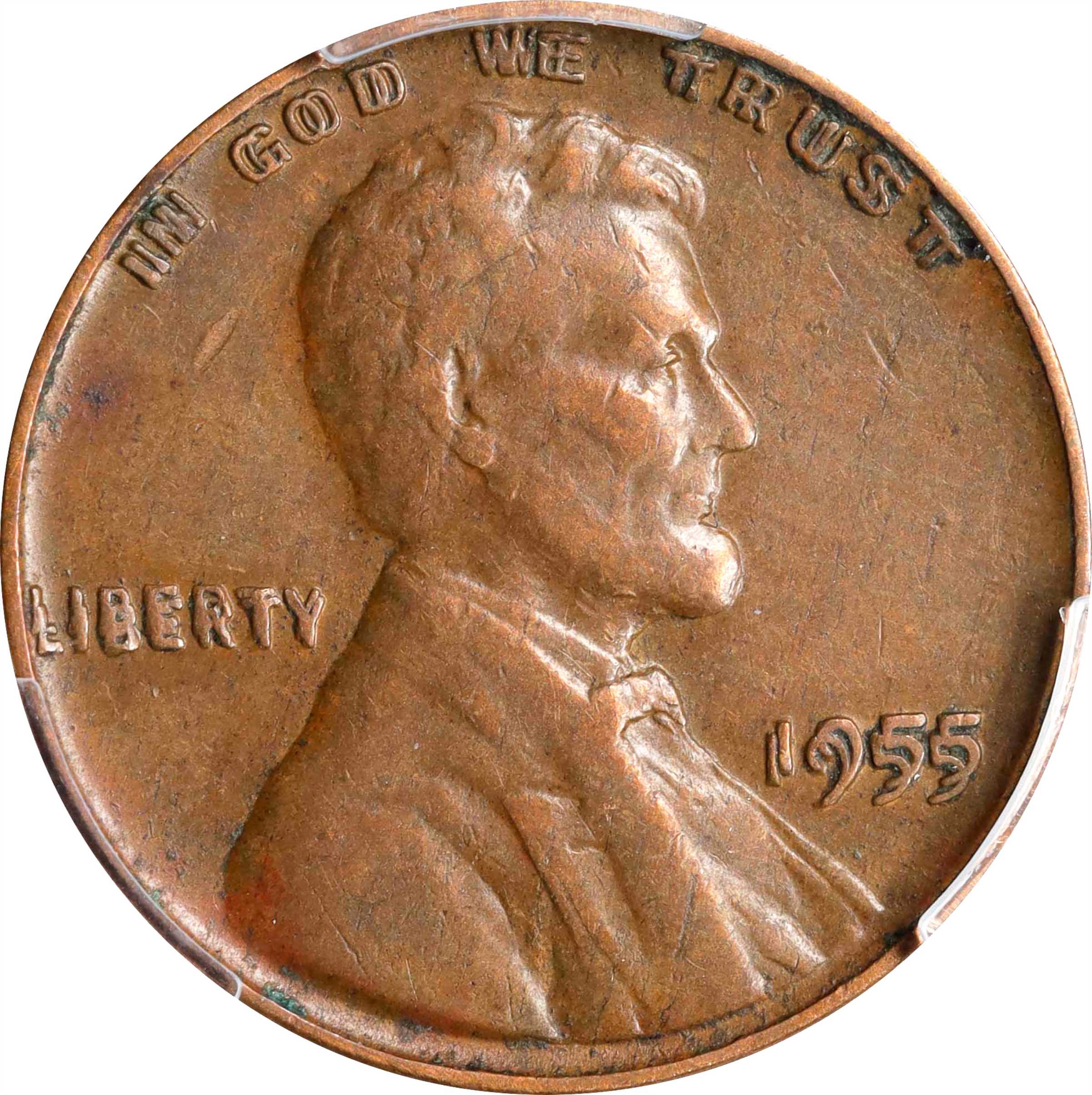 1955 Lincoln Cent. FS-101. Doubled Die Obverse. VF-35 (PCGS).