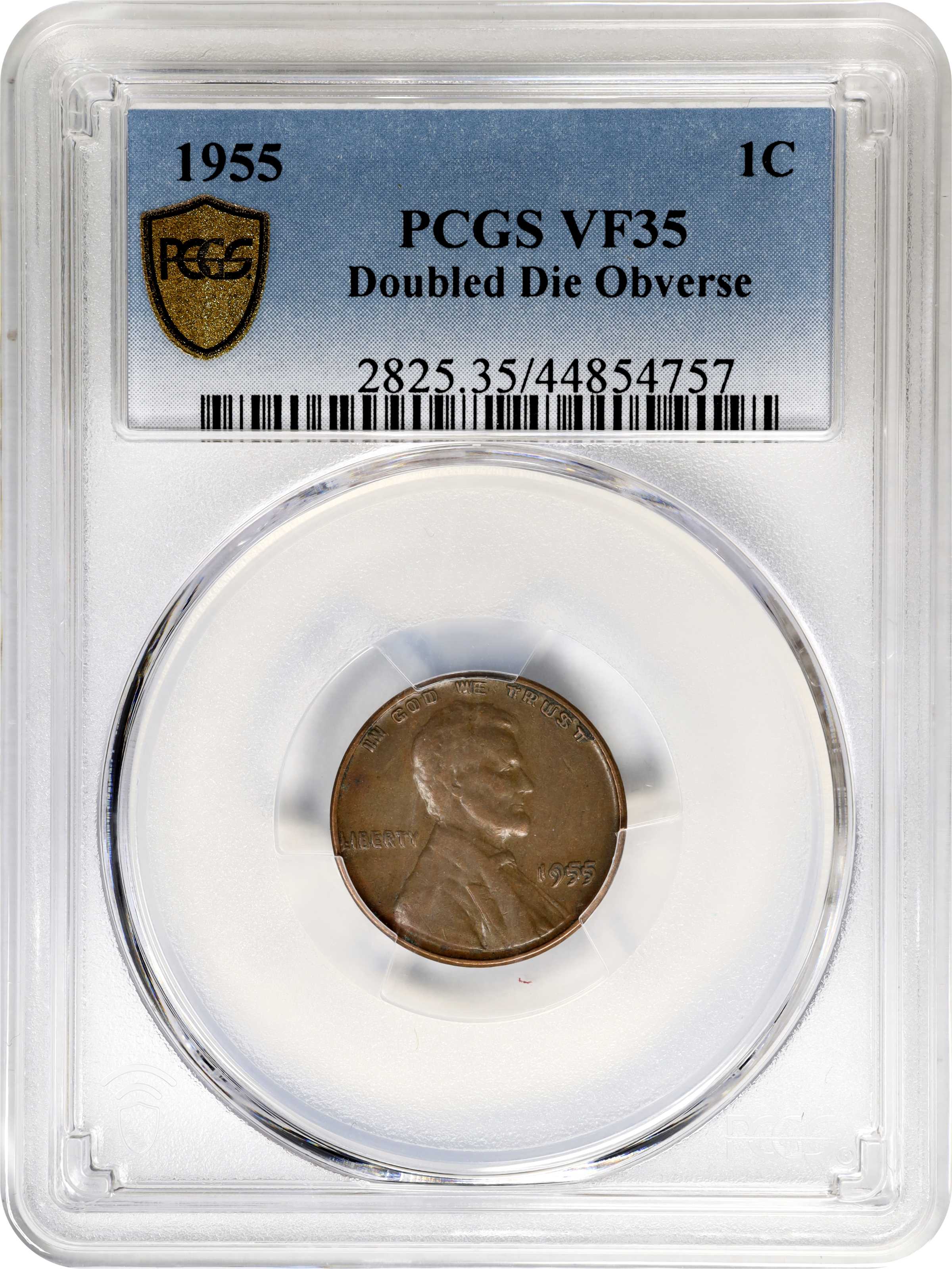 1955 1c Doubled Die Obverse MS BN AG3 BN thumbnail 5