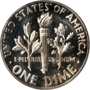 image for: 1970 No S Roosevelt Dime. Proof-67 (PCGS).