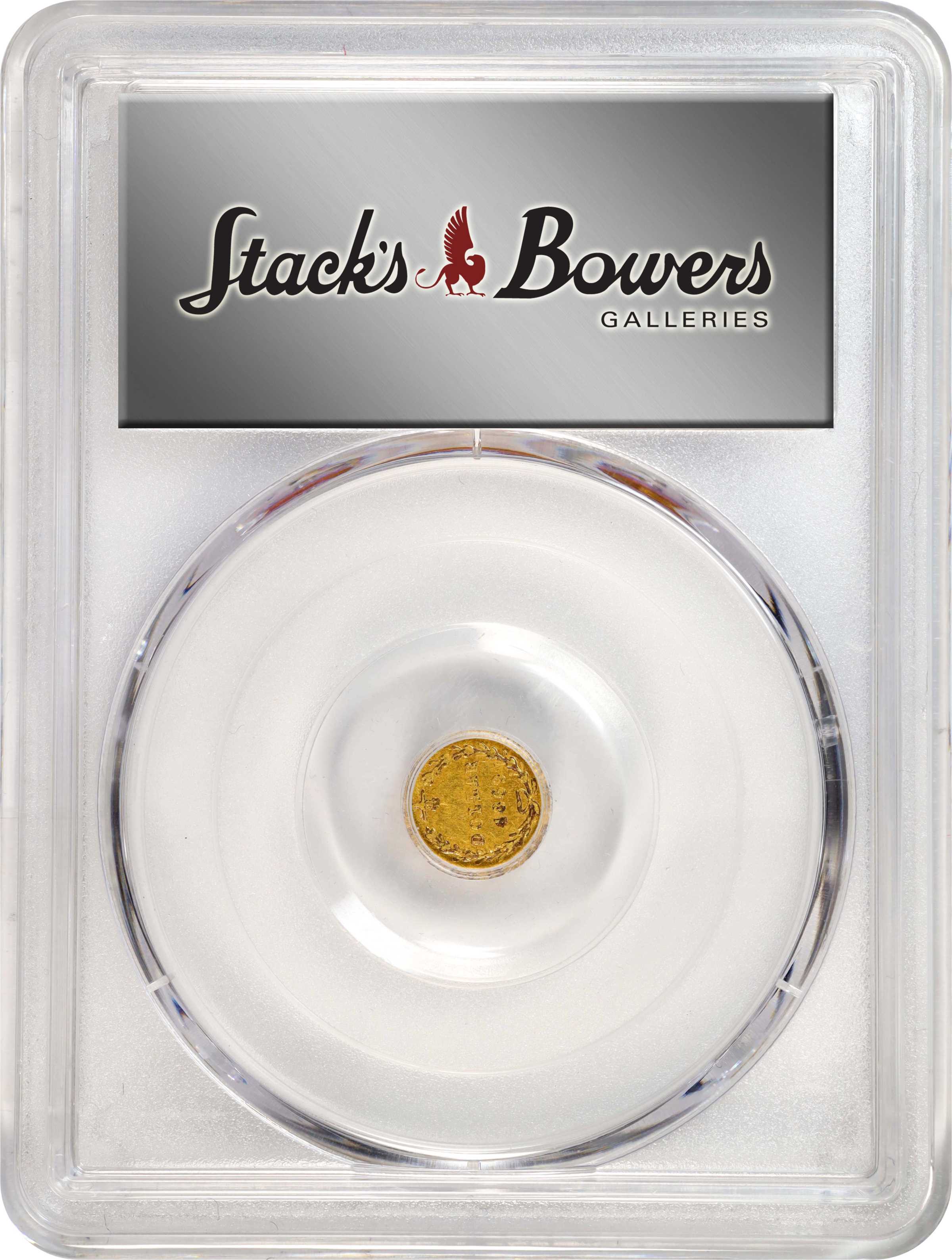 image for: 1869-G Round 25 Cents. BG-828. Rarity-4+. Liberty Head. AU-55 (PCGS).