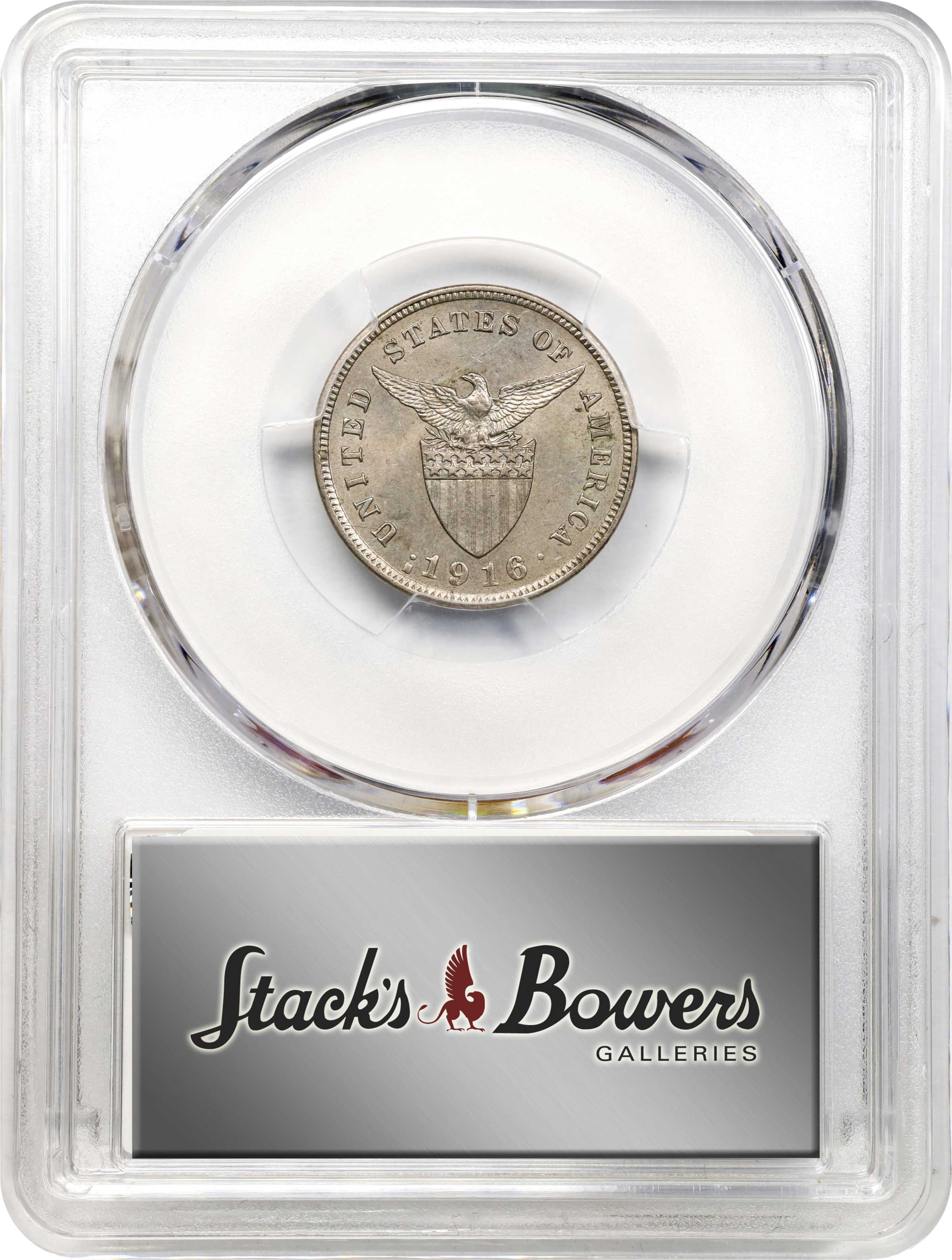 image for: 1916-S Five Centavos. MS-63 (PCGS).