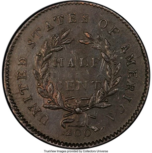 image for: 1794 Normal Head, Large Edge Letters, B-1a, C-1a, Low R.3, MS63 Brown PCGS. Our EAC Grade MS62....