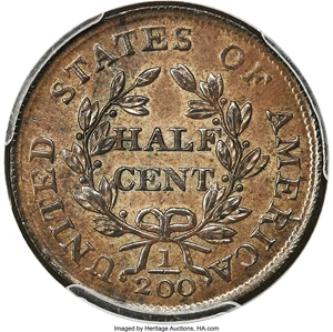 image for: 1804 Spiked Chin, B-7, C-8, R.1, MS65 Brown PCGS. Our EAC Grade MS62....