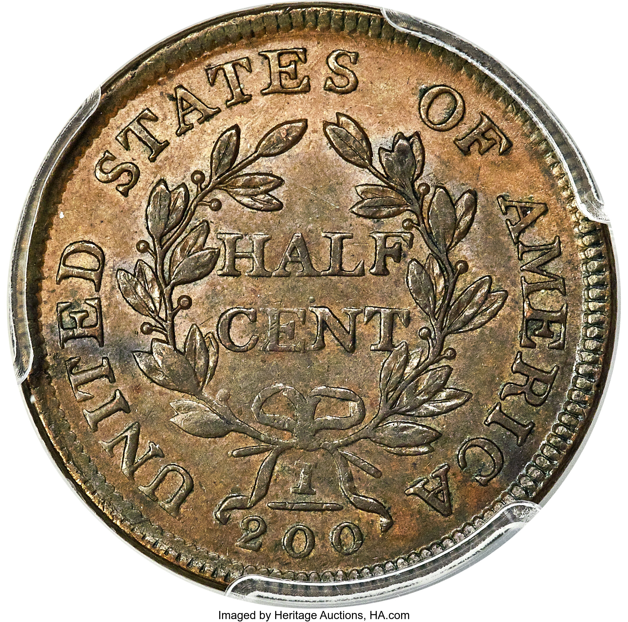 image for: 1804 Plain 4, Stems, B-12, C-11, R.2, AU58 PCGS. CAC. Our EAC Grade AU50....