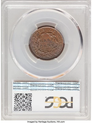 image for: 1810 B-1, C-1, R.1, MS64 Brown PCGS. CAC. Our EAC Grade MS62....