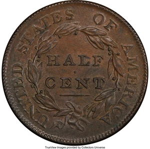 image for: 1810 B-1, C-1, R.1, MS64 Brown PCGS. CAC. Our EAC Grade MS62....