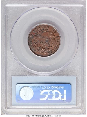 image for: 1831 Original, B-1, C-1, High R.5, XF45 PCGS. CAC. Our EAC Grade VF35....