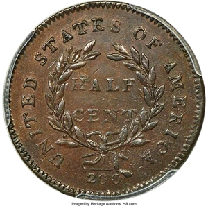 image for: 1794 Normal Head, Small Edge Letters, B-2b, C-2a, Low R.3, MS62 Brown PCGS. Our EAC Grade AU55. CAC....