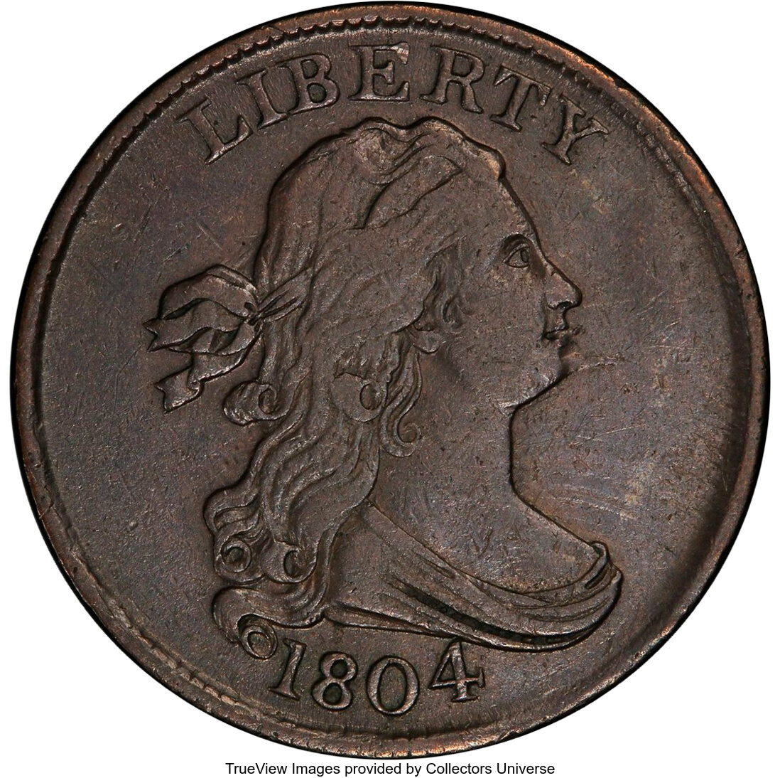 1804 1/2c Spiked Chin, C-7 MS BN G4 BN thumbnail 27