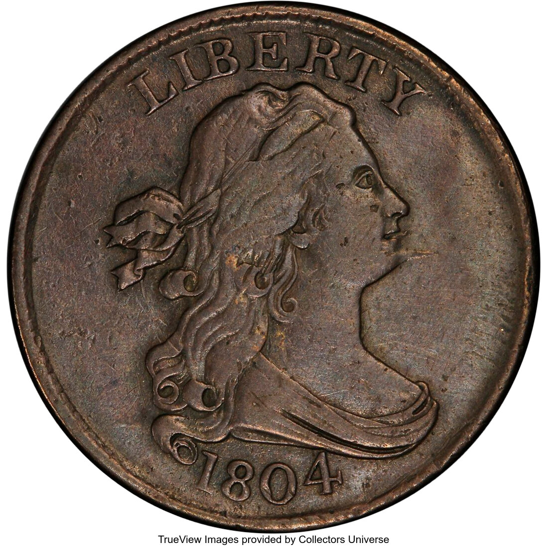 1804 1/2c Spiked Chin, C-7 MS BN G4 BN thumbnail 23