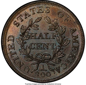 image for: 1804 Spiked Chin, B-7, C-8, R.1, MS65 Brown PCGS. Our EAC Grade MS60....