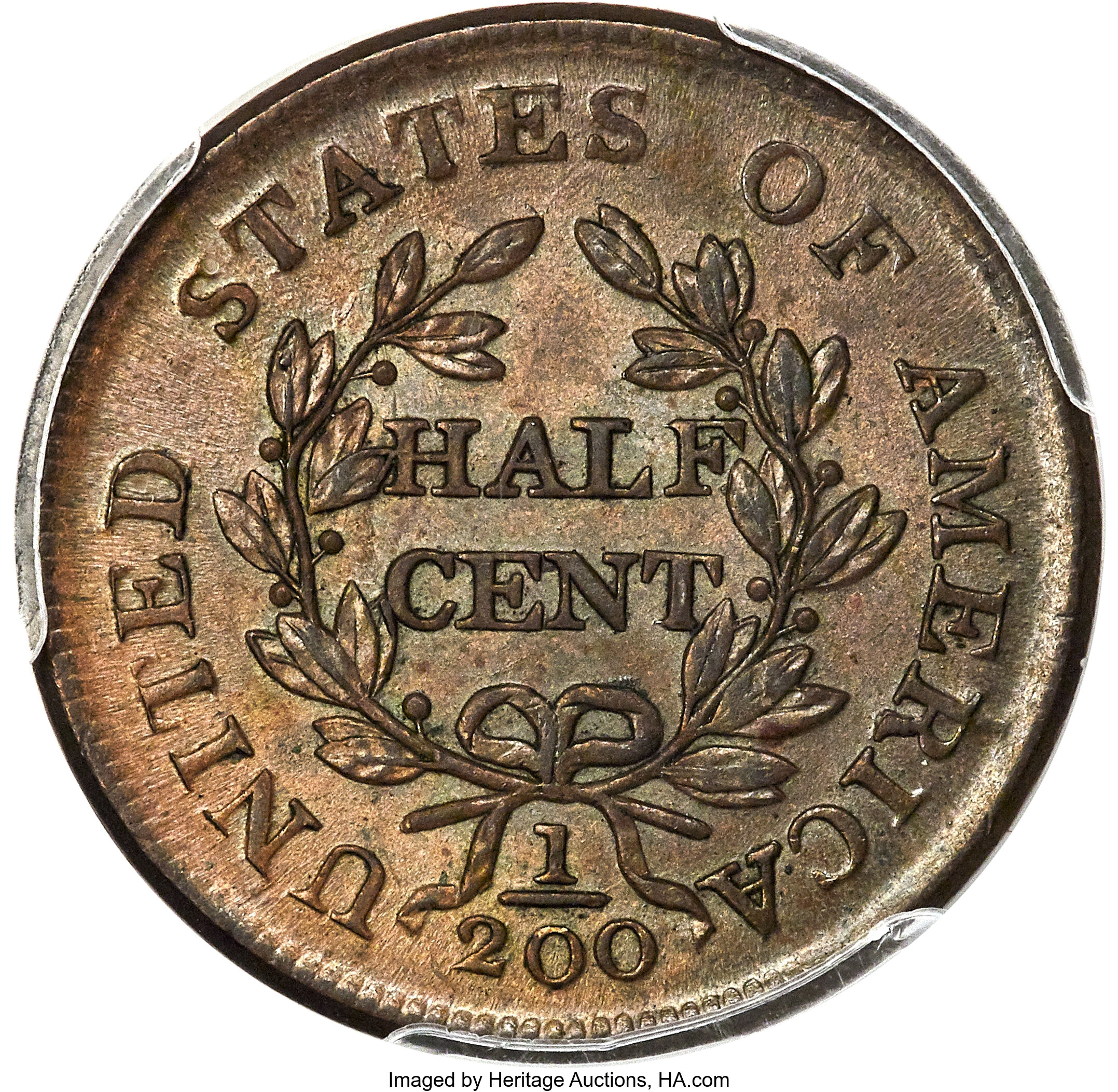 image for: 1804 Crosslet 4, Stems, B-8, C-9, R.1, MS62 Brown PCGS. Our EAC Grade AU55....